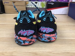 Asics Womens Tri 12 Running Shoes, Size 8.5(UK), Black/Aquarium - 4