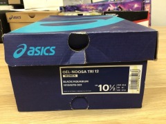 Asics Womens Tri 12 Running Shoes, Size 8.5(UK), Black/Aquarium - 5