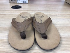 Orthaheel Bondi II Mens Walking Sandals, Size 7(US), Tan - 3