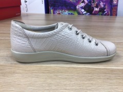 ECCO Soft 2.0 Sneaker Womens, Size 2.5(UK), Limestone - 5