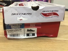 Skechers GOwalk Arch Fit - Clancy, Size 5(UK), Black/Hot Pink - 7