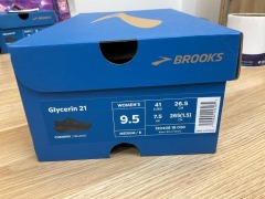 Brooks Womens Glycerin 21, Size 7.5(UK), Black / Black/ Ebony 120408 1B 020 - 7