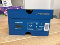 Brooks Womens Glycerin 21, Size 8(UK), Black / Black/ Ebony 120408 1B 020 - 7
