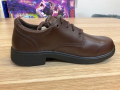 Ascent Adiva Leather shoes, Size 1(UK), Brown - 4