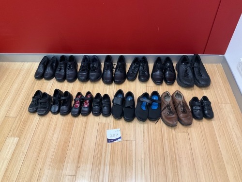 Bundle Of Assorted Used And Or Damaged Shoes