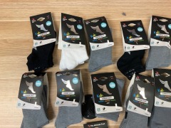 Bundle Of 21 x 3 Packs Of Assorted Kids Socks, Size S 9-12 - 2