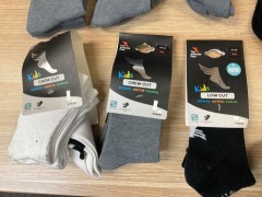 Bundle Of 21 x 3 Packs Of Assorted Kids Socks, Size S 9-12 - 4