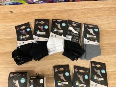 Bundle Of 21 x 3 Packs Of Assorted Kids Socks, Size S 9-12 - 2