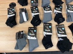 Bundle Of 21 x 3 Packs Of Assorted Kids Socks, Size M 9-12 - 4