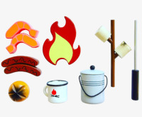 2 x Iconic Toys - Australian Camp Fire