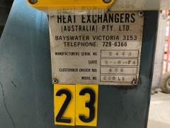 Heat Exchangers (Aust) P/L Product Heater/Mixer - 6