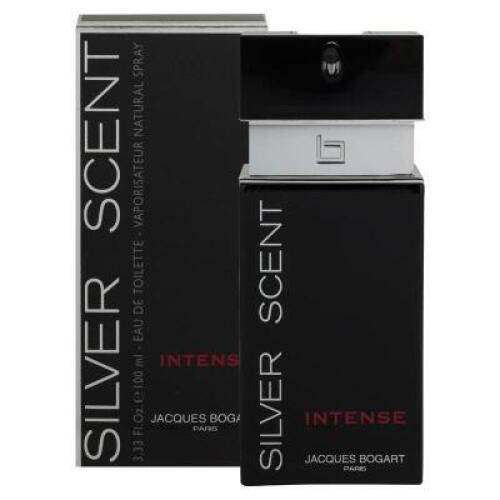 2 x Jacques Bogart 100ml Silver Scent Intense Eau De Toilette