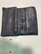 One used Bulgari labelled cloth & leather handbag and one Bulgari labelled cloth & leather womens wallet - 4
