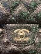 One used Chanel labelled leather handbag - 5