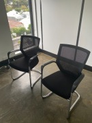 Quantity of 2 x Visitor Chairs