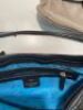 One box mixed used ladies handbags, Cue Mesh night handbag, One Toscano Leather Hand bag, One Elise Caarels leather handbag and one Celine brown leather used womens handbag, torn zip - 4