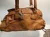 One box mixed used ladies handbags, Cue Mesh night handbag, One Toscano Leather Hand bag, One Elise Caarels leather handbag and one Celine brown leather used womens handbag, torn zip - 6
