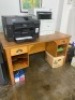 Timber Desk with Chair