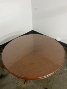 Reproduction Clawfoot Round Table - 3