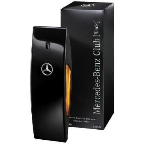Bundle of 3 x Mercedes Benz Club Black Eau De Toilette 100ml, 1 x Mercedes Benz Club Black Eau De Toilette 100ml, 1 x Mercedes Benz Club Black Eau De Toilette 120ml Spray