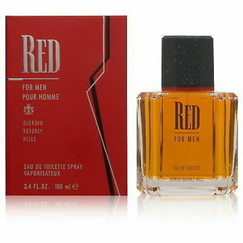 3 x Giorgio Red by Giorgio Beverly Hills EDT Spray 100ml For Men