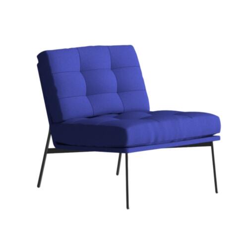 1 x Satah Fabric Armchair - Electric Blue
