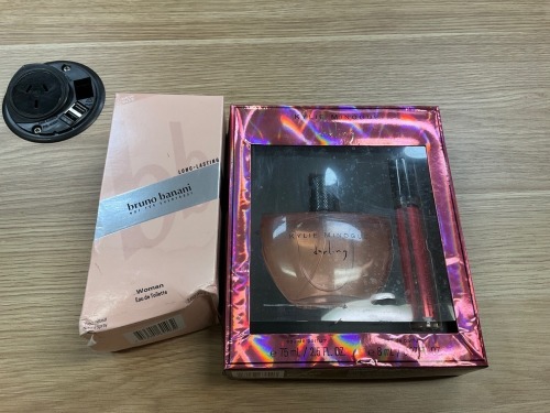 Bundle of 1 x Kylie Minogue Darling Eau De Parfum 75ml & 1 x Bruno Banani Woman Eau De Toilette 100ml