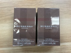 2 x Burberry London for Men Eau de Toilette 30ml Spray - 2