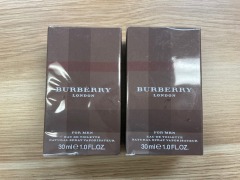 2 x Burberry London for Men Eau de Toilette 30ml Spray - 2