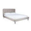 1 x Jaxon King Bed - Grey - 2