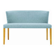 1 x Rhoda Bench Chair - Blue - 3