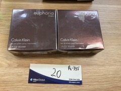 Bundle of 2 x Calvin Klein Euphoria for Men Eau de Toilette 30ml - 2
