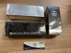 Bundle of 3 x Mercedes Benz Club Black Eau De Toilette 100ml, 1 x Mercedes Benz Club Black Eau De Toilette 100ml, 1 x Mercedes Benz Club Black Eau De Toilette 120ml Spray - 4
