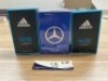 Bundle Of 2 x Adidas Ice Dive Vegan Formula Eau De Toilette 100ml and 1 x Mercedes Benz Man EDT 100ml