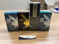Bundle of 1 x Paris Hilton Gold EDT 100ml, 2 x Playboy You 2.0 EDT 100Ml and 1 x Playboy VIP EDT 100ml