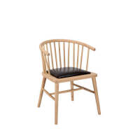 2 x Jasper Spindle Dining Chairs - Black