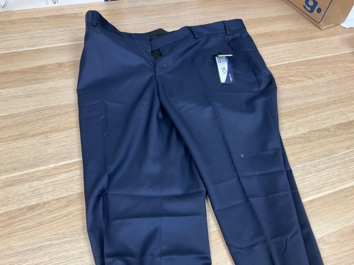 Karl Lagerfeld Mens Trousers, Navy Blue, Size 56(EU) 115244