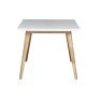 DNL 1 x Frankie Dining Table 1500 - White top/ Oak legs - 3