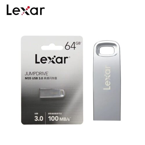 8 x Lexar Jumpdrive M35 USB 3.0 64GB Silver LJDM035064G-BNS