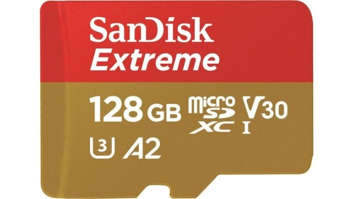 6 x SanDisk Extreme 128GB Micro SDXC UHS-I C10 U3 V30 Memory Card with Adapter SDSQXAA-128G-GN
