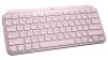 2 x Logitech MX Keys Mini Minimalist Wireless Illuminated Keyboard - Rose 920-010507