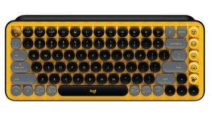 Logitech POP Keys Wireless Mechanical Emoji Keyboard - Blast Yellow 920-010577
