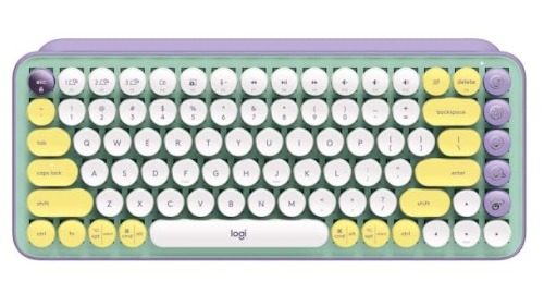 3 x Logitech POP Keys Wireless Mechanical Emoji Keyboard - Daydream Mint 920-010578