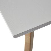 DNL 1 x Frankie Dining Table 1500 - White top/ Oak legs - 5