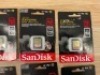 Bundle Of 3 x Sandisk Extreme 32GB SD Card, 3 x Sandisk Extreme 64GB SD Card MY22, and 3 x Sandisk Ultra 64GB Micro SD Card MY22 - 3