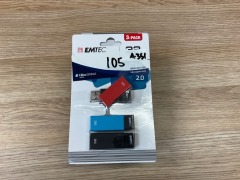 Bundle of 11 x Emtec Brick USBs - 5