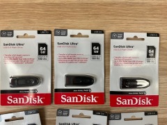 Bundle of 11 x Assorted Sandisk USB sticks - 2