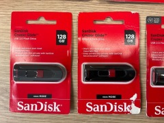 Bundle of 11 x Assorted Sandisk USB sticks - 4