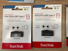 Bundle of 15 x Assorted Sandisk and Emtec Brick USBs - 3