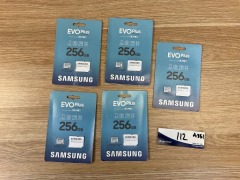 5 x Samsung EVO Plus 256GB Micro SD Card with SD Adapter MB-MC256KA/APC - 2